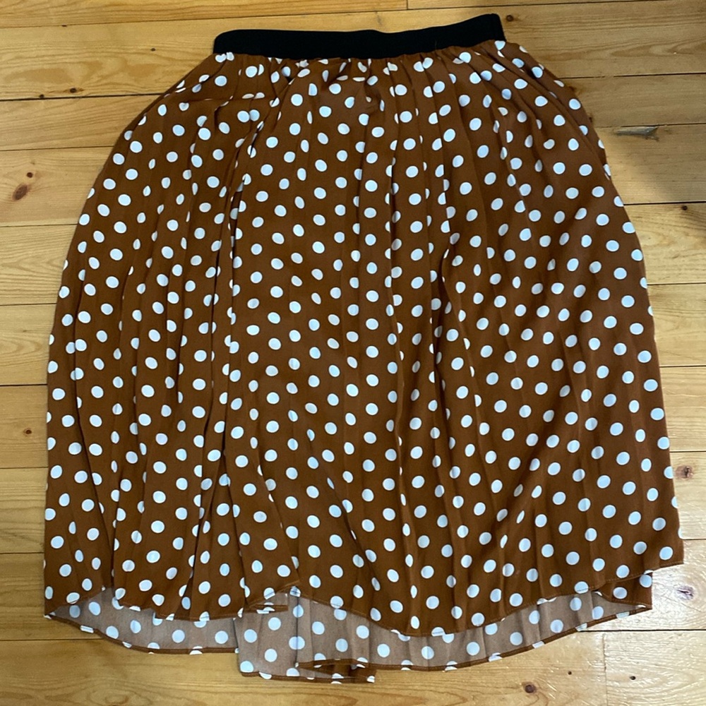 Jillian Harris Joe Fresh polka dot skirt